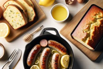 Savor Flavor: Turkey Sausage Skillet & Zesty Lemon Loaf