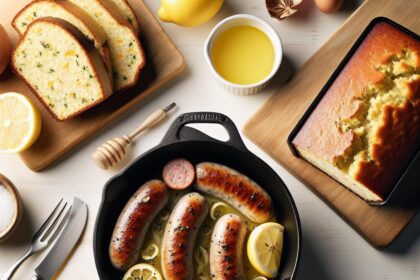 Savor Flavor: Turkey Sausage Skillet & Zesty Lemon Loaf