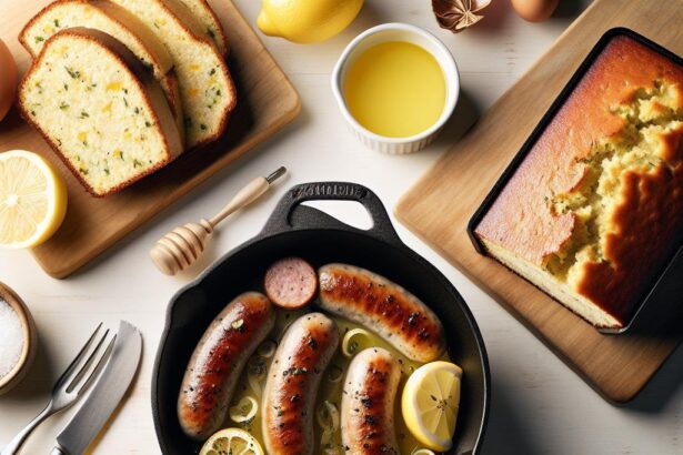 Savor Flavor: Turkey Sausage Skillet & Zesty Lemon Loaf