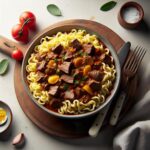 Hearty Beef Goulash with Egg Noodles: A Classic Comfort Feast