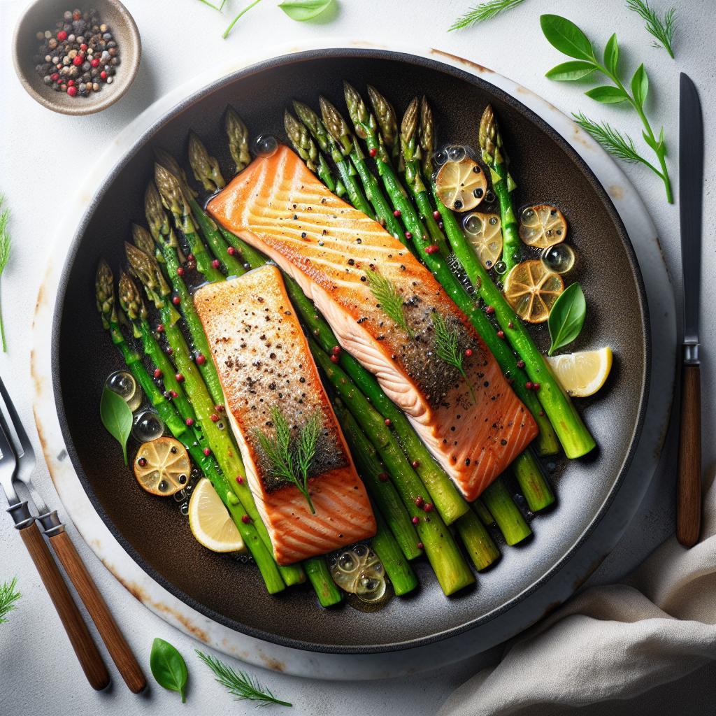 One-Pan Perfection: Salmon and Asparagus Made Easy