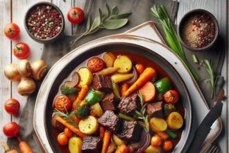 Hearty Beef Stew with Root Veggies: A Comforting Classic