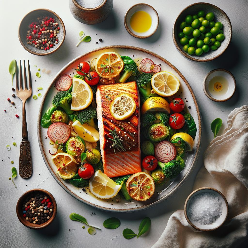 Zesty Lemon Butter Baked Salmon: A Flavorful Delight