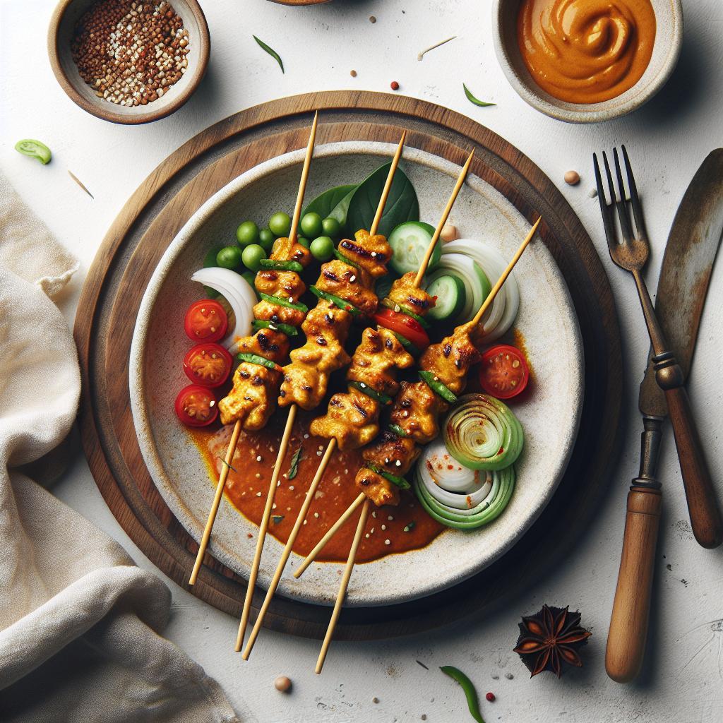 Savor the Flavor: Chicken Satay with Spicy Peanut Sauce