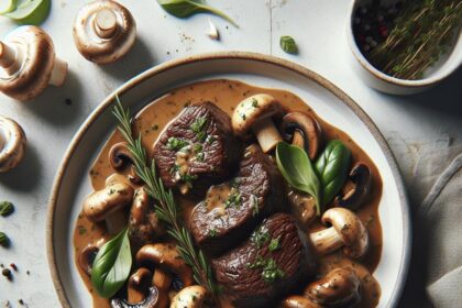 Savory Beef Tips with Mushroom Gravy: A Comfort Classic