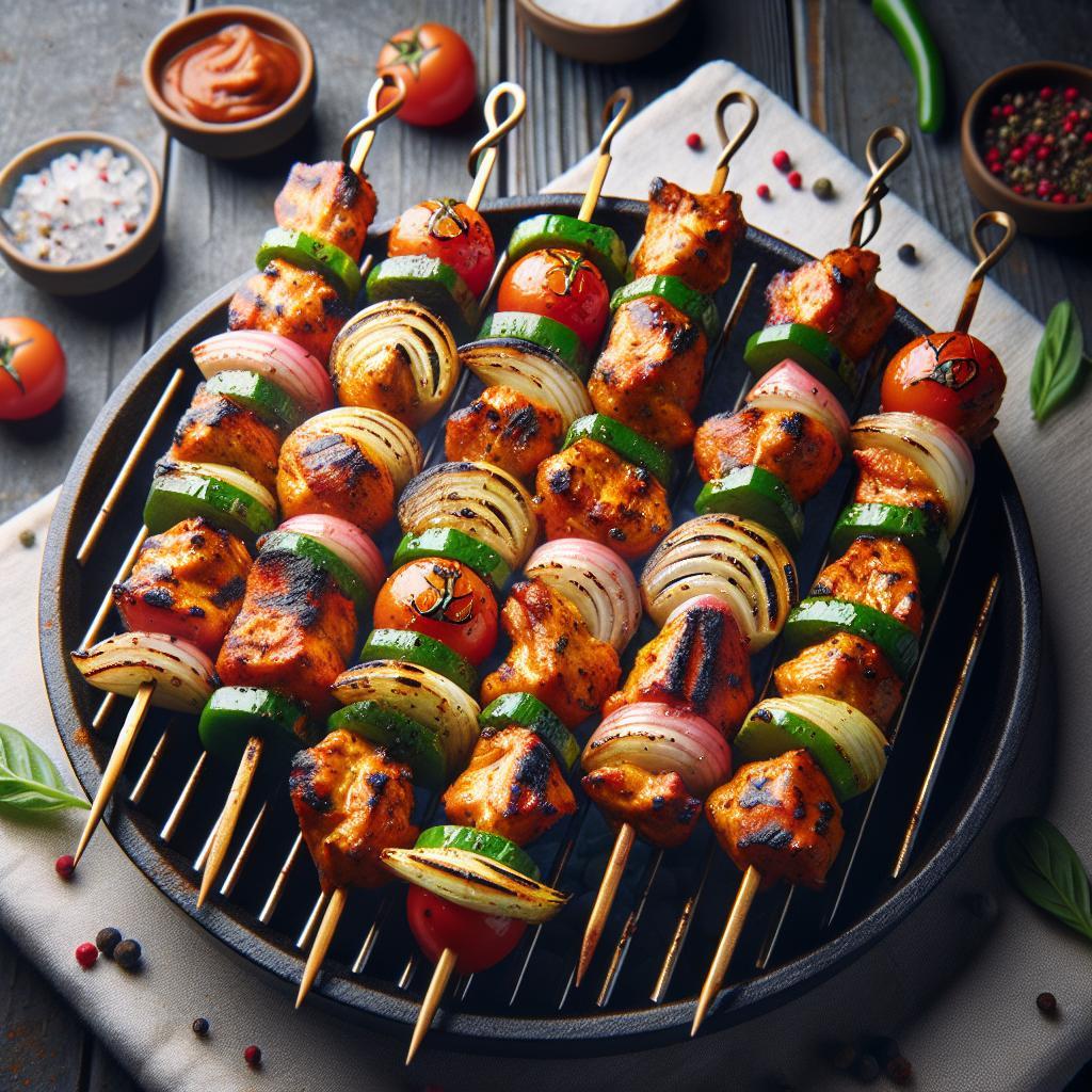 Sizzling Chicken Tikka Skewers: A Flavorful Grill Guide