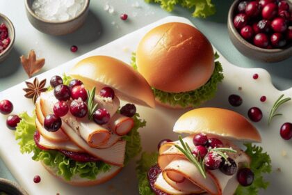 Savory Meets Sweet: Irresistible Turkey & Cranberry Sliders