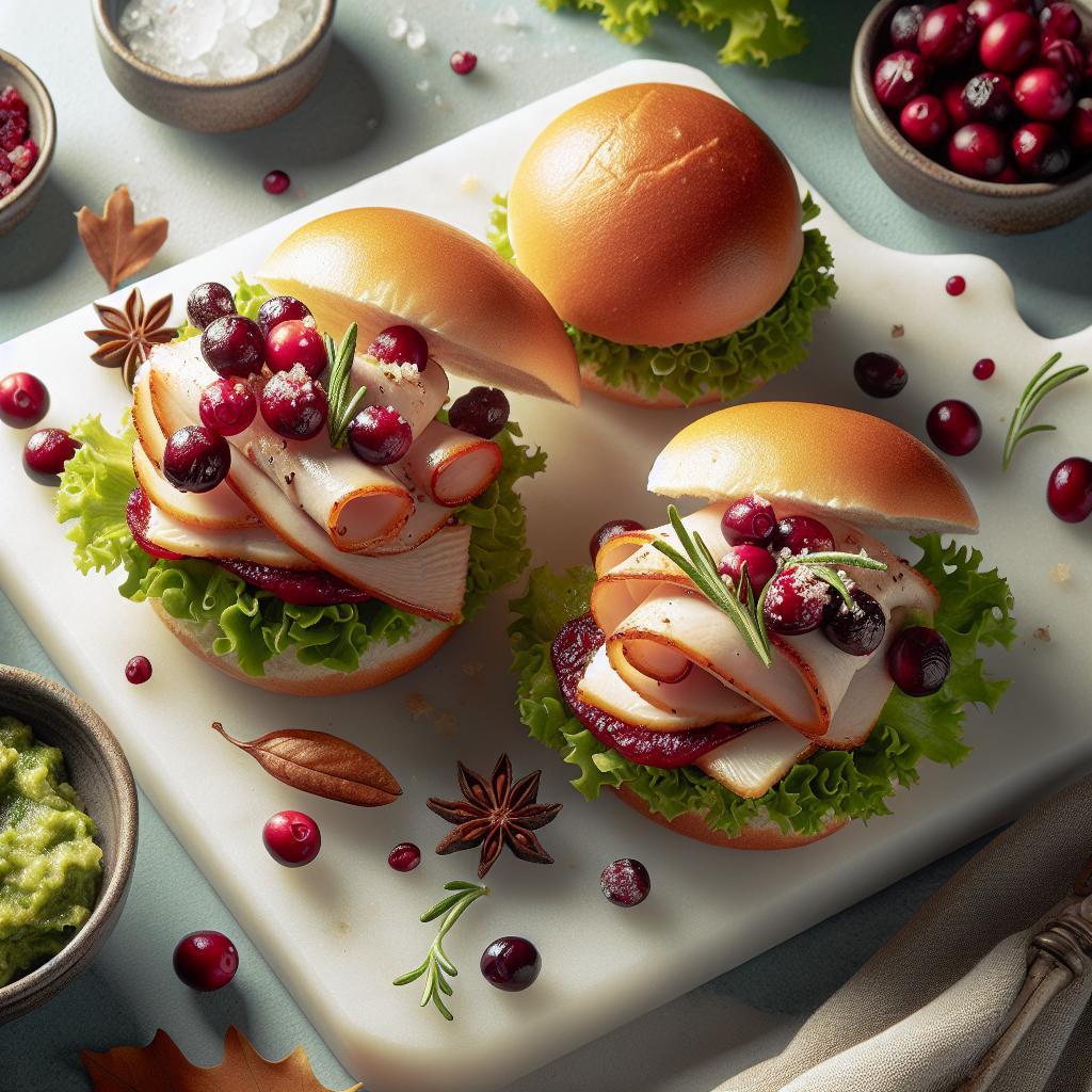 Savory Meets Sweet: Irresistible Turkey & Cranberry Sliders