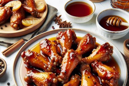 Sweet & Savory Baked Chicken Wings with Honey Glaze Delight
