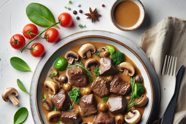Savor Hearty Beef Tips in Rich, Creamy Mushroom Gravy