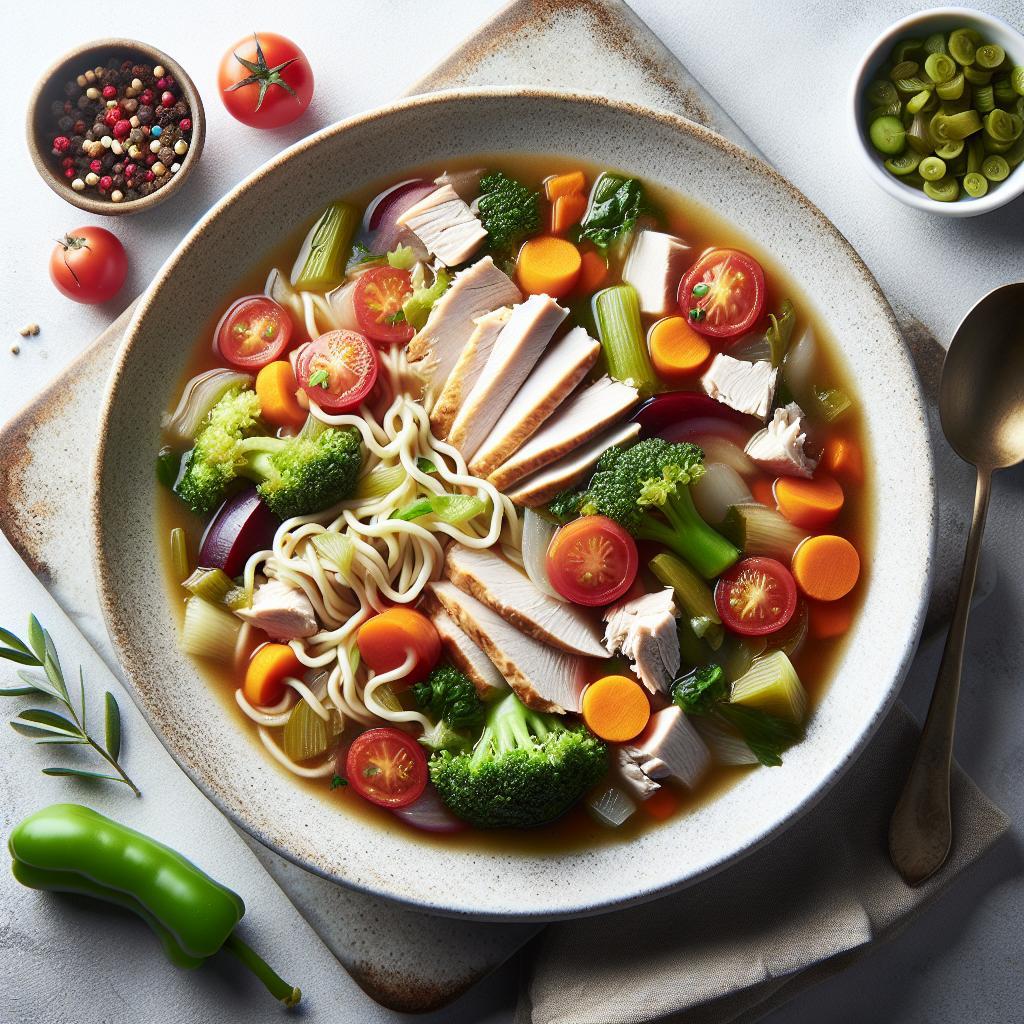 Hearty Turkey Vegetable Noodle Soup: A Wholesome Delight