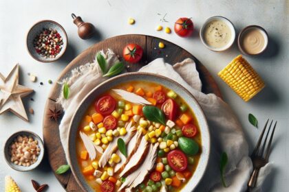 Savor the Comfort: Turkey and Corn Soup Wonders Unveiled