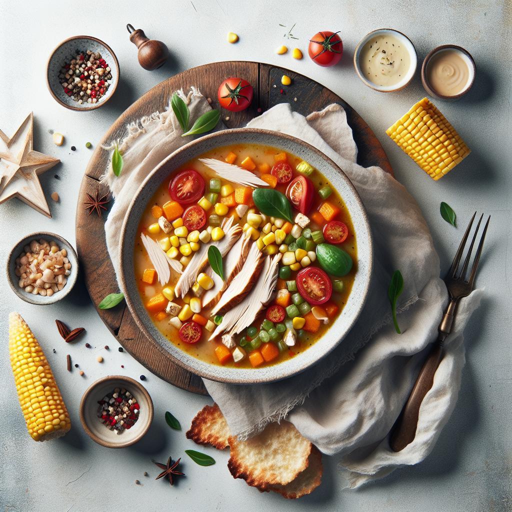 Savor the Comfort: Turkey and Corn Soup Wonders Unveiled