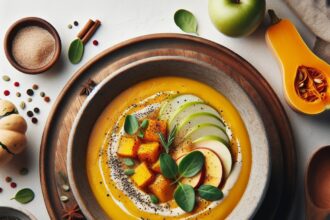 Cozy Up with Creamy Roasted Squash and Apple Soup Bliss