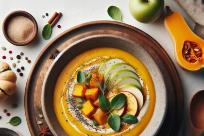Cozy Up with Creamy Roasted Squash and Apple Soup Bliss