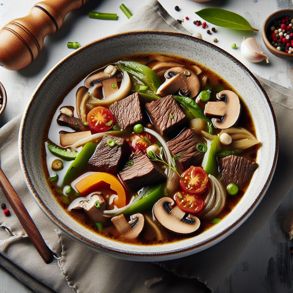 Savory Beef and Mushroom Soup: A Comfort Food Classic