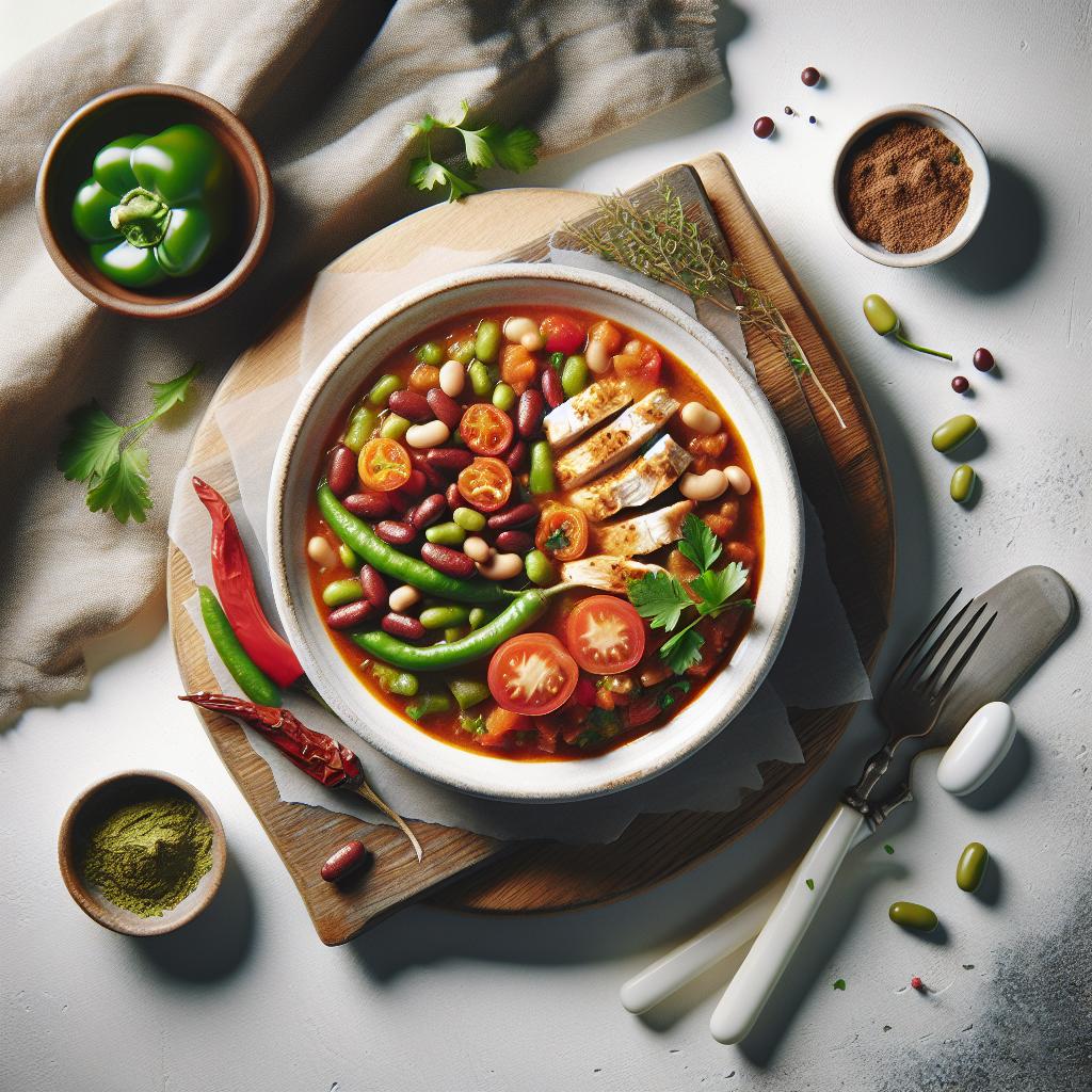 Hearty Chicken and Bean Chili: A Flavorful Comfort Feast