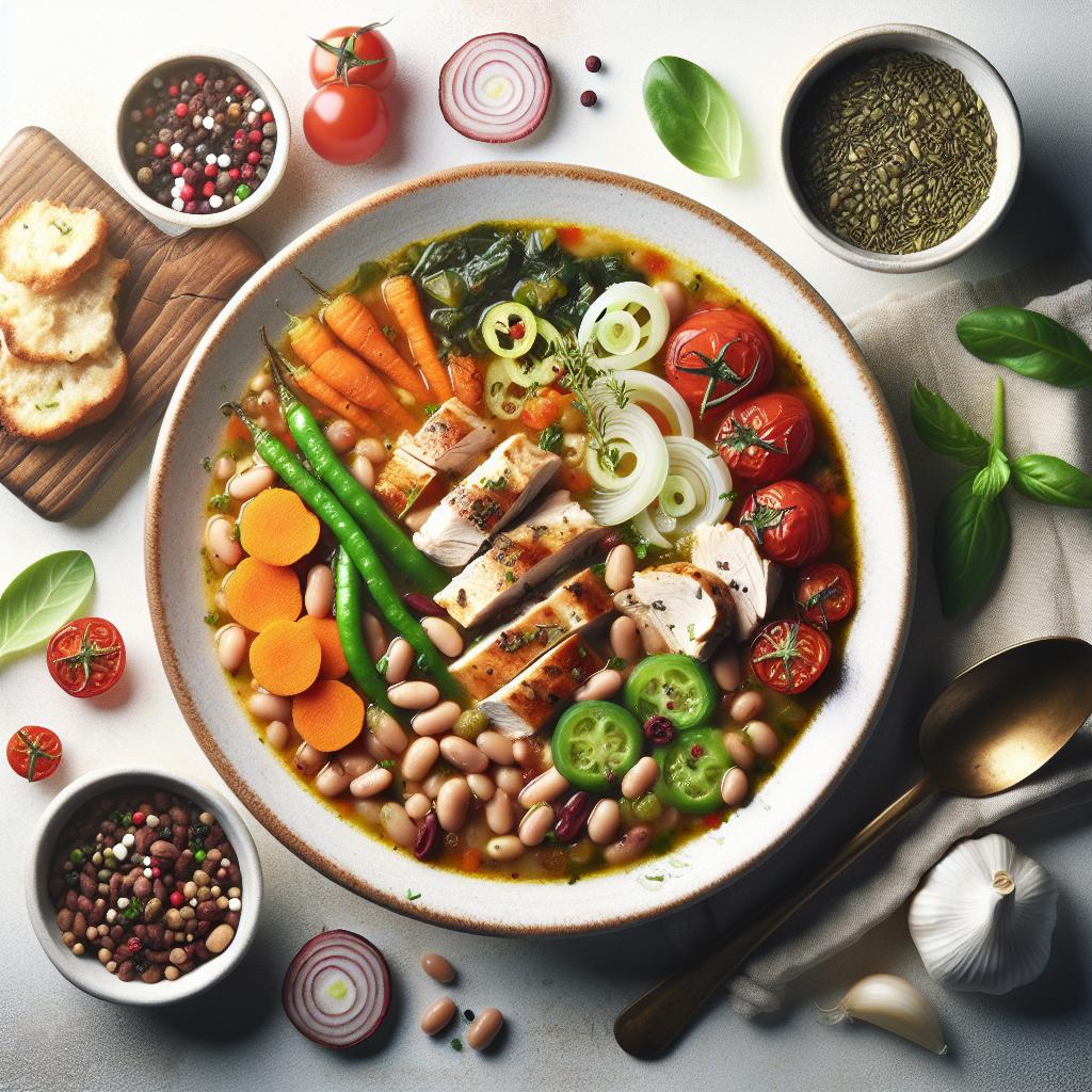 Hearty Chicken and Bean Soup: A Nourishing Comfort Bowl