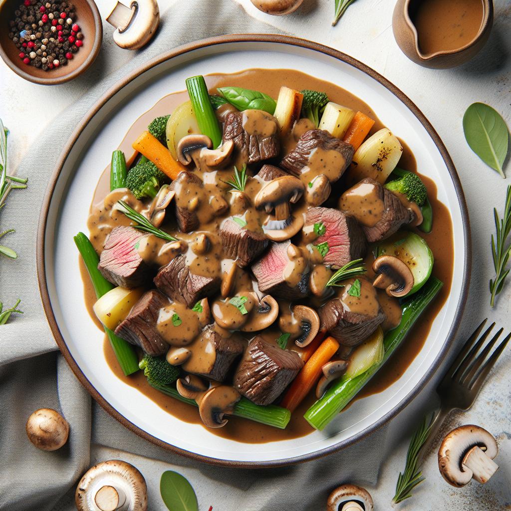 Savory Beef Tips with Mushroom Gravy: A Comfort Classic