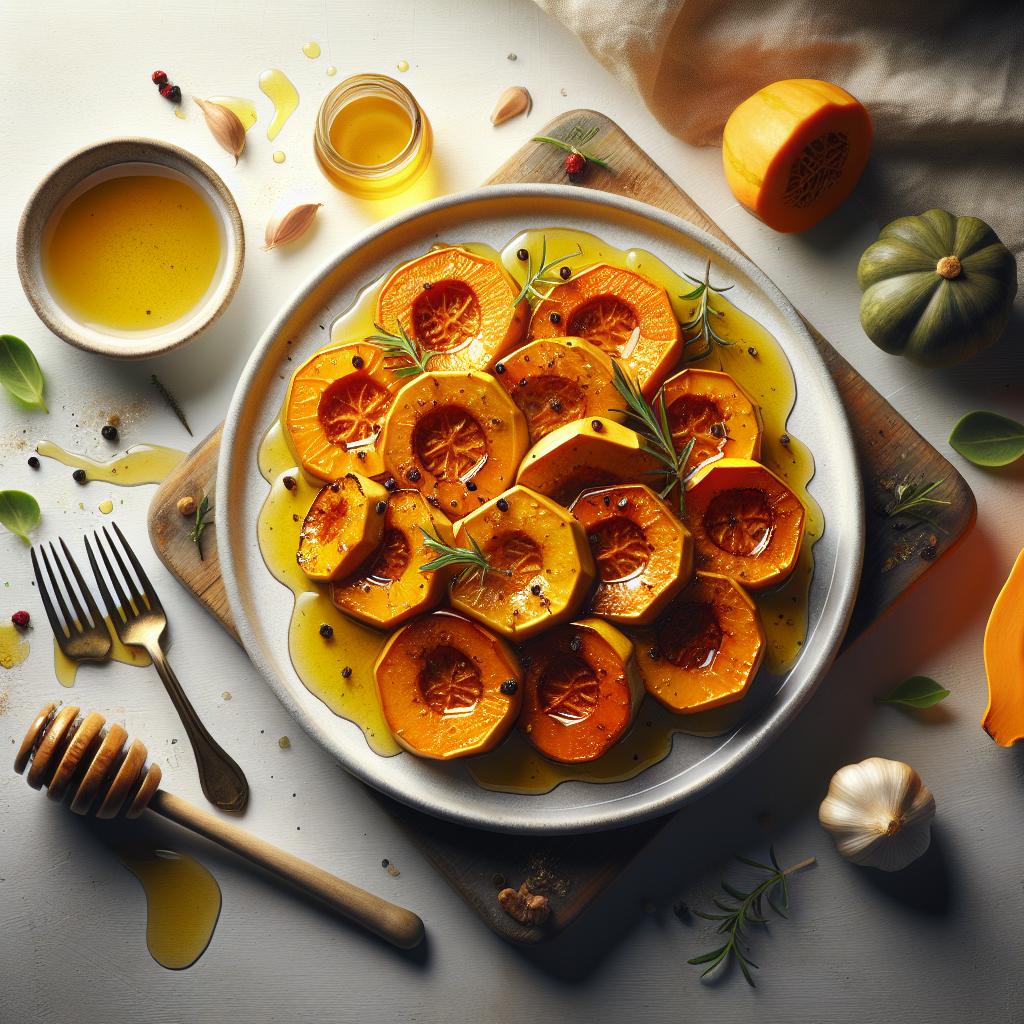 Golden Glow: The Sweet Magic of Roasted Squash with Honey