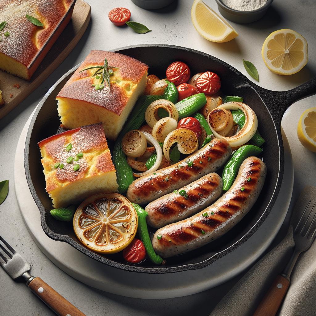 Savor Flavor: Turkey Sausage Skillet & Zesty Lemon Loaf