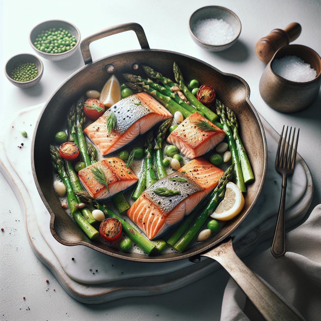 One-Pan Perfection: Salmon and Asparagus Made Easy