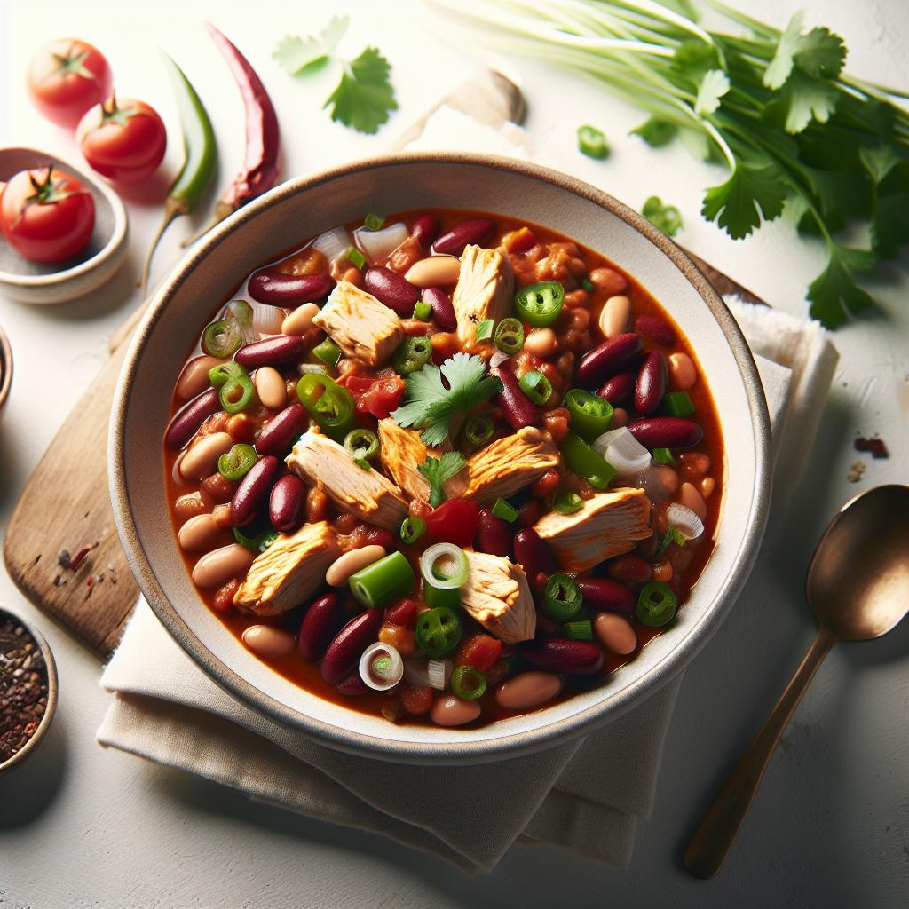Hearty Chicken and Bean Chili: A Flavorful Twist to Classic Comfort