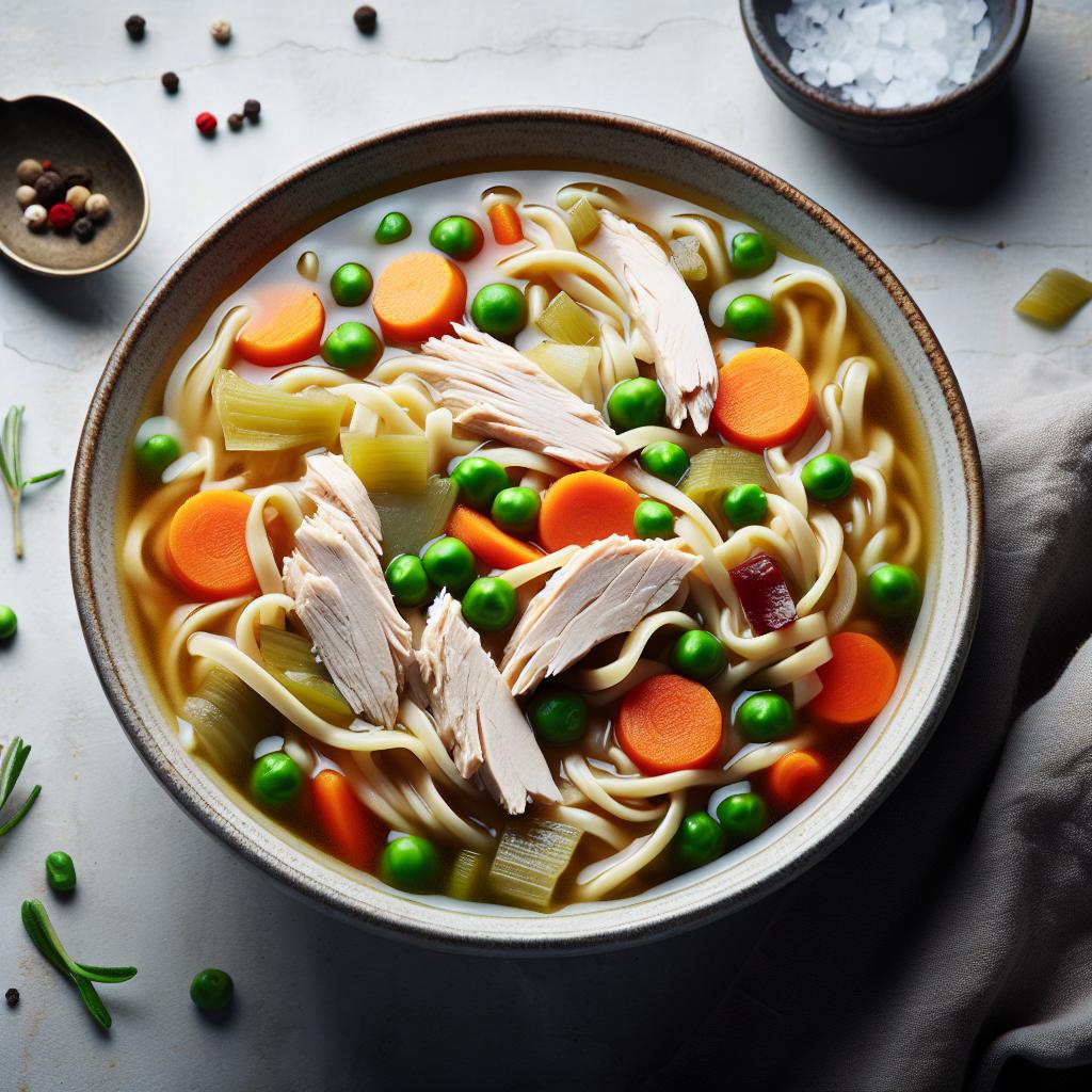Hearty Turkey Vegetable Noodle Soup: A Wholesome Delight