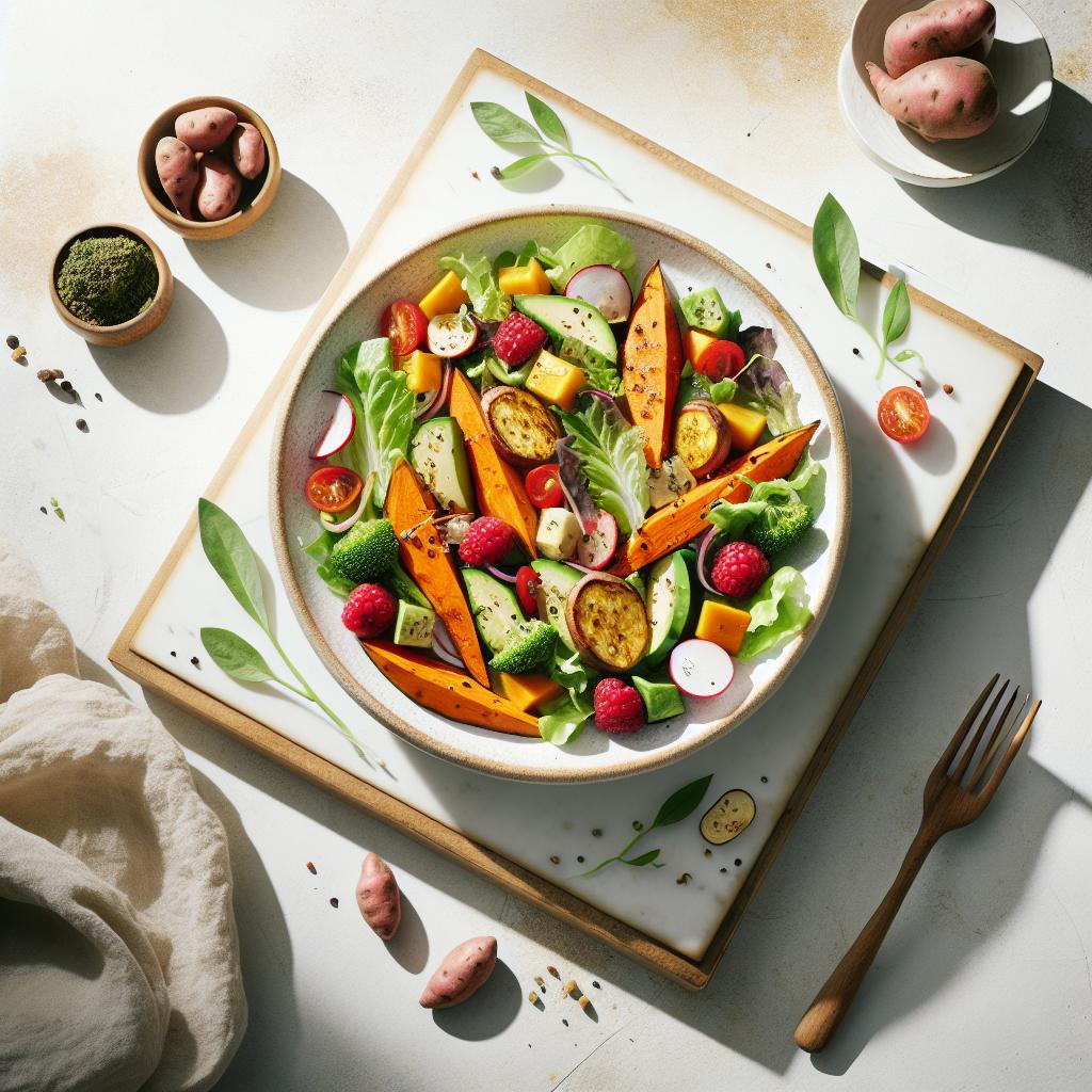 Harvest Glow: Crafting the Perfect Roasted Sweet Potato Salad