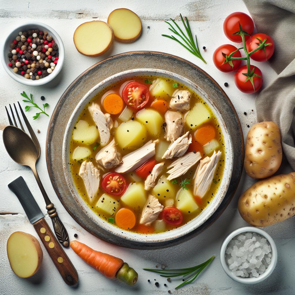 Hearty Chicken and Potato Soup: Comfort in Every Spoonful