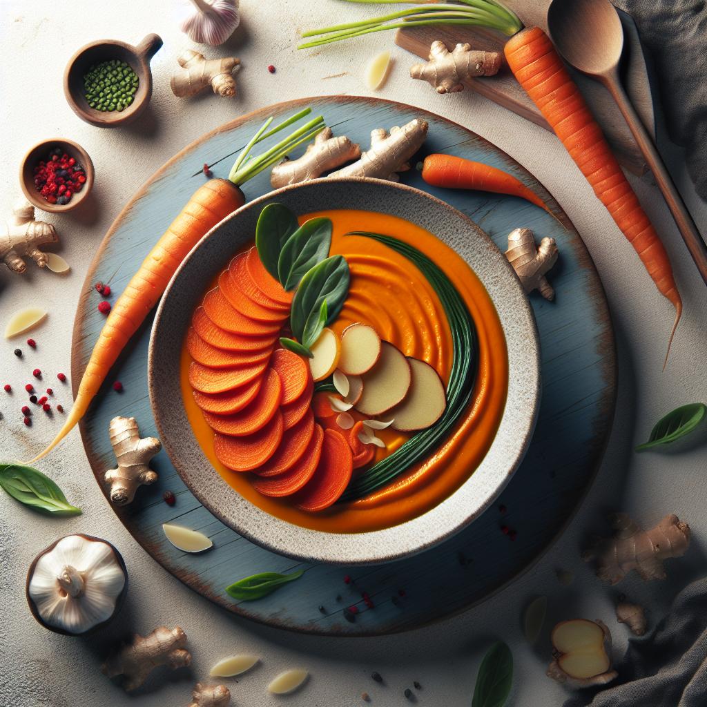 Warm Up Your Day with Roasted Carrot and Ginger Soup