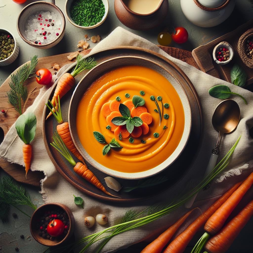 Velvety Carrot Soup: A Creamy Delight for All Seasons