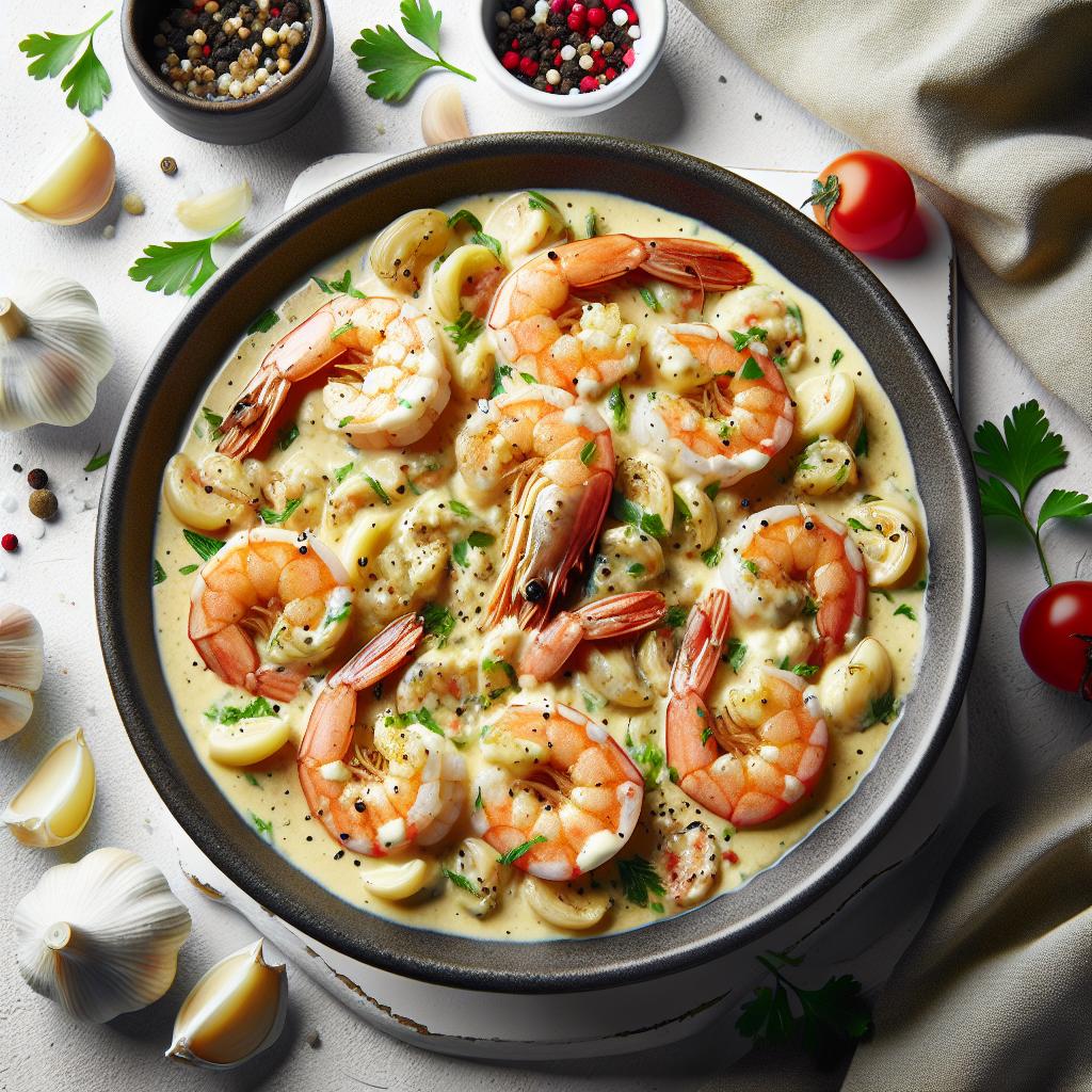 Irresistible Creamy Garlic Shrimp: A Flavorful Delight
