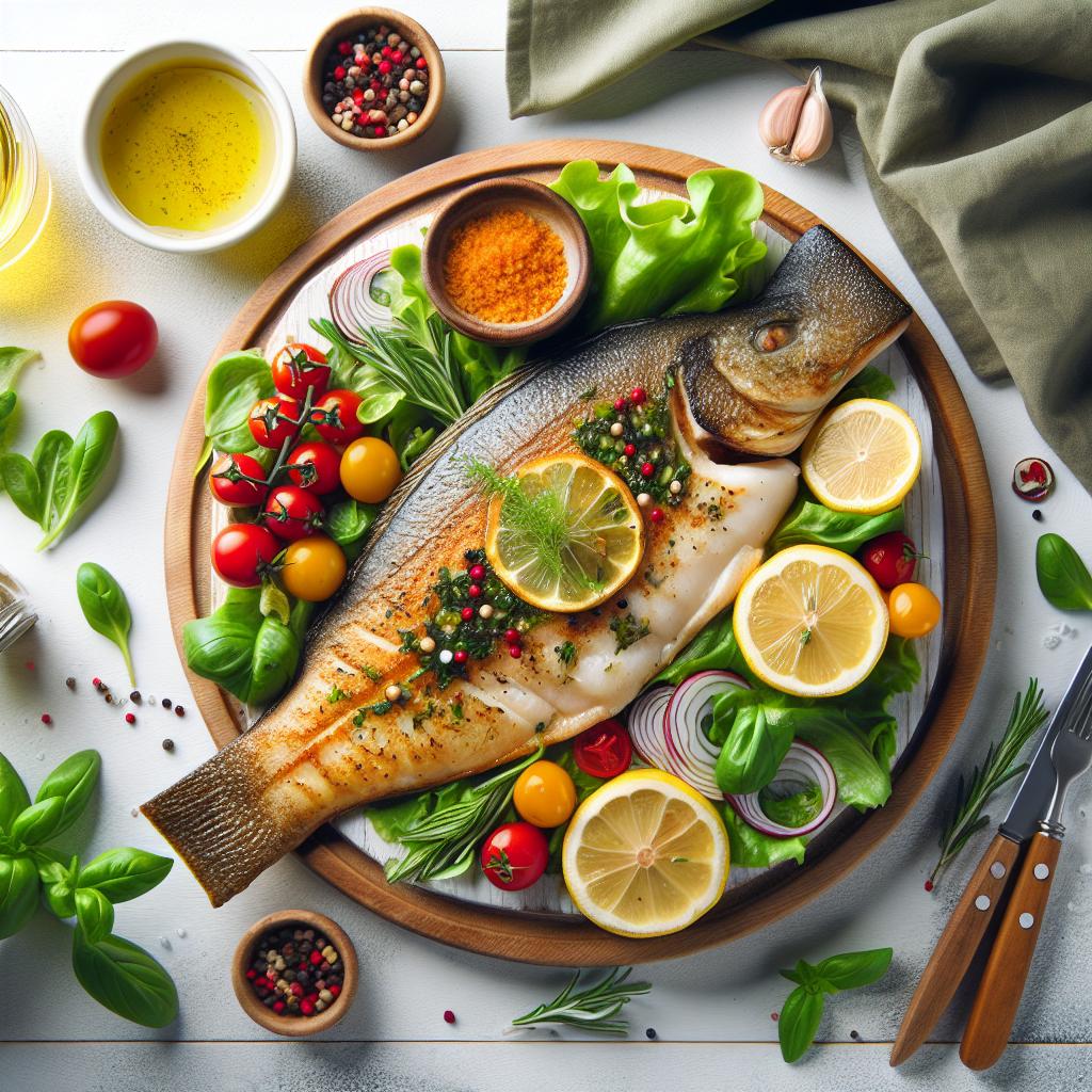 Herb-Kissed Baked Halibut: A Flavorful Ocean Delight