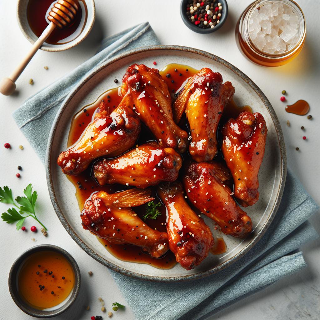 Sweet & Savory Baked Chicken Wings with Honey Glaze Delight