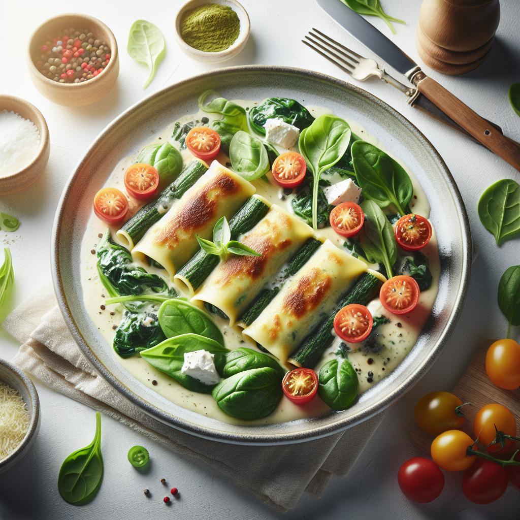 Decadent Creamy Spinach and Ricotta Cannelloni Recipe