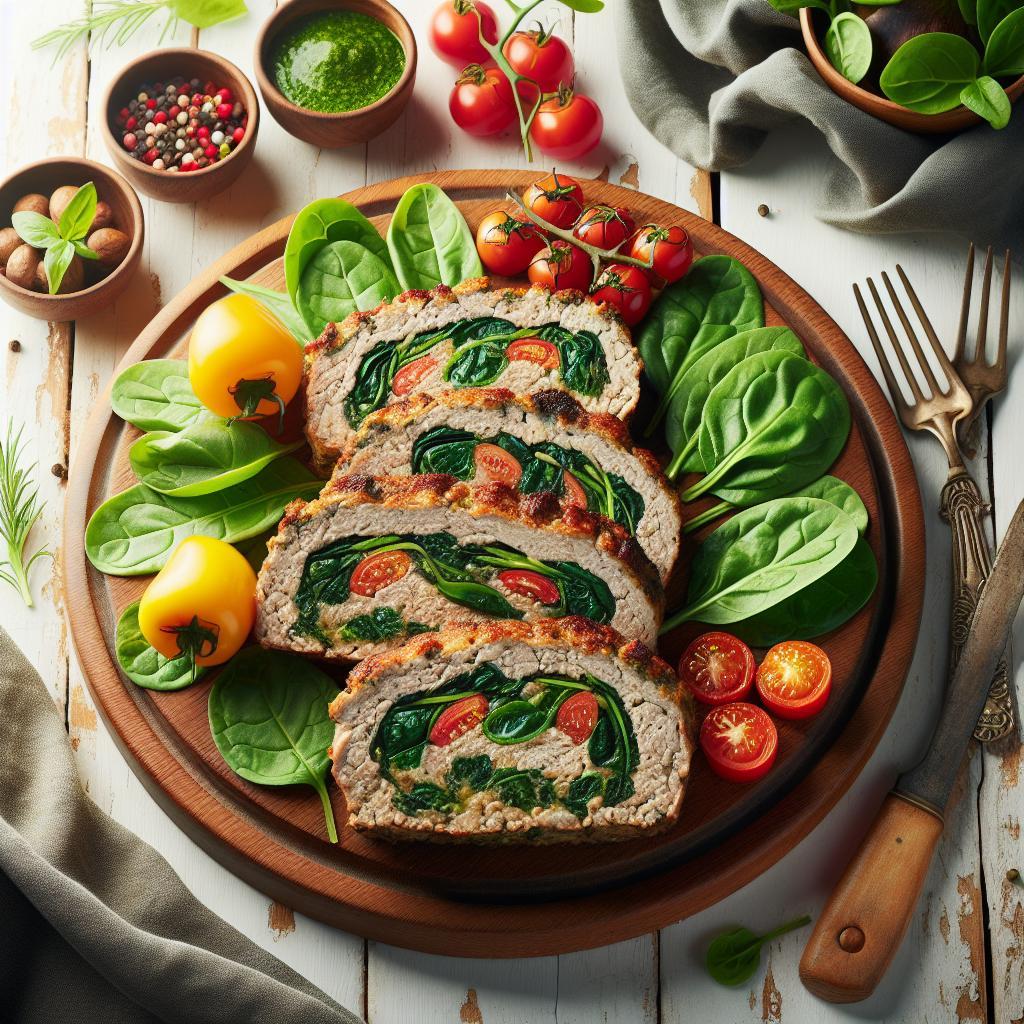 Wholesome Turkey and Spinach Meatloaf: A Nutritious Twist