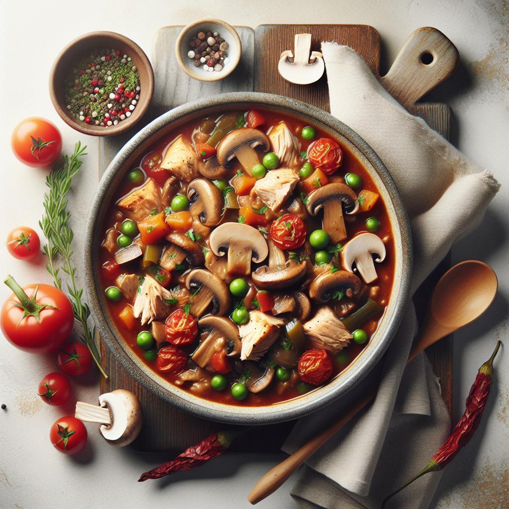 Savory Turkey and Mushroom Stew: A Hearty Comfort Bowl