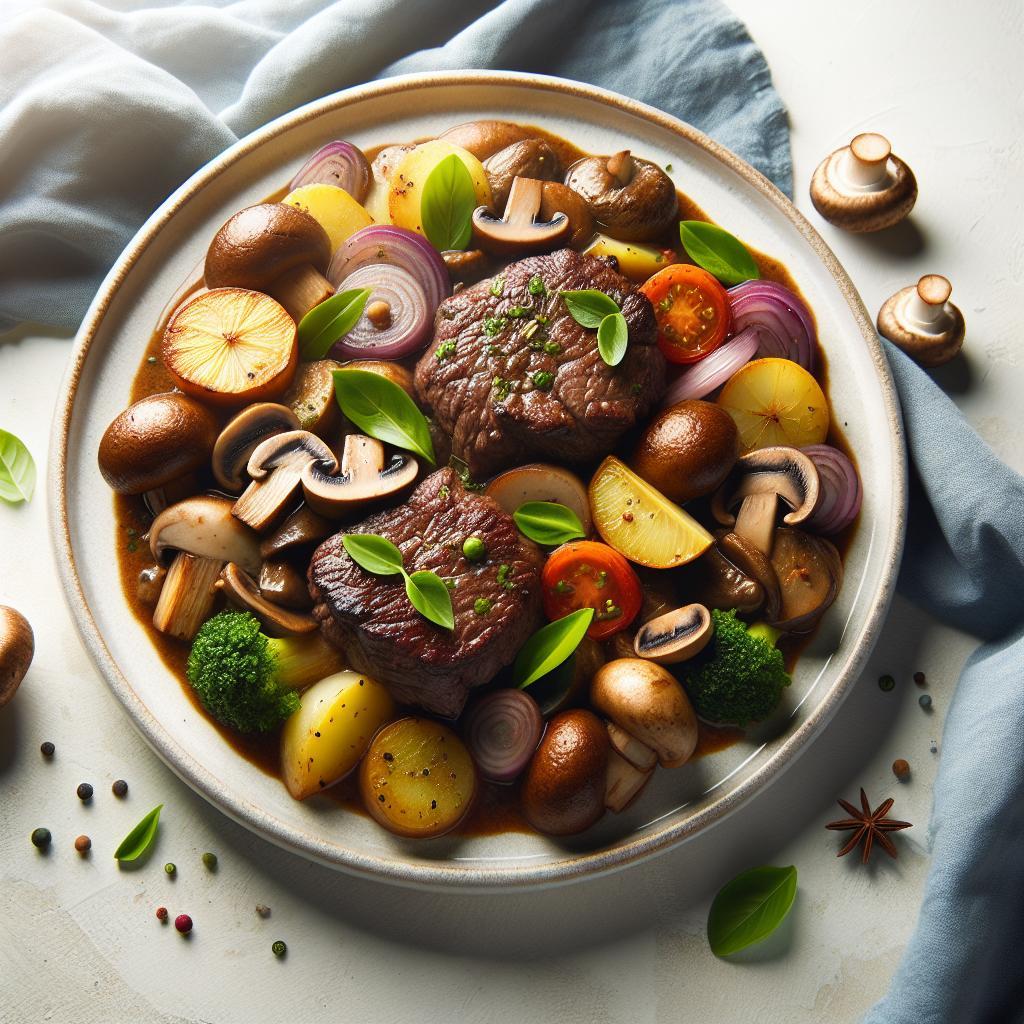Hearty Harmony: Crafting the Perfect Beef and Mushroom Stew