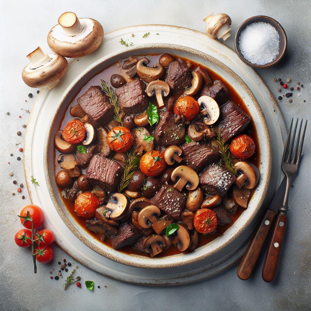 Hearty Harmony: Crafting the Perfect Beef and Mushroom Stew