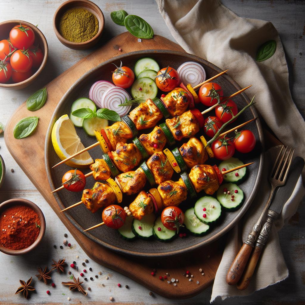 Sizzling Chicken Tikka Skewers: A Flavorful Grill Guide