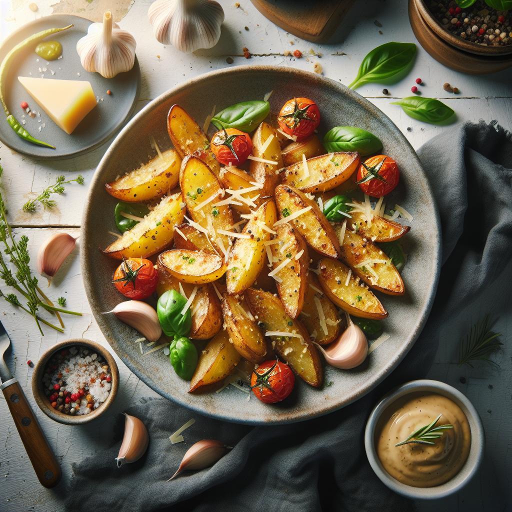 Crispy Garlic Parmesan Roasted Potatoes: Flavorful & Easy