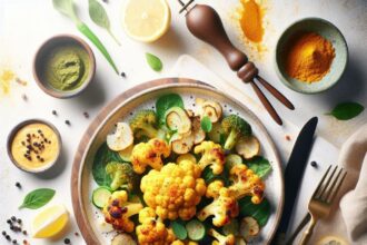 Golden Glow: Roasted Cauliflower with Turmeric Magic