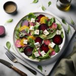 Bright Bites: Roasted Beet Salad with Creamy Goat Cheese
