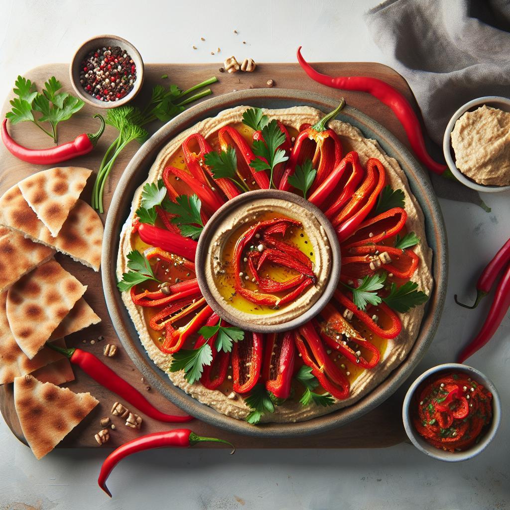 Bold & Creamy: The Magic of Roasted Red Pepper Hummus