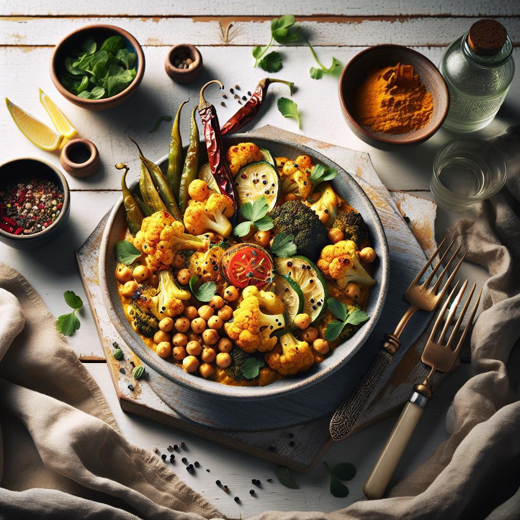 Bold & Flavorful: Roasted Cauliflower Chickpea Curry Guide