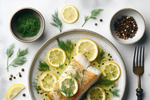 Zesty Baked Cod with Lemon and Dill: A Fresh Seafood Delight