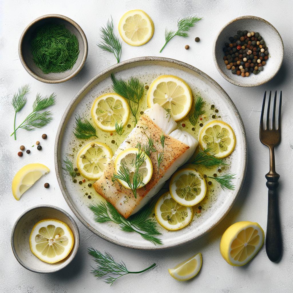 Zesty Baked Cod with Lemon and Dill: A Fresh Seafood Delight