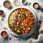 Wholesome Harmony: Roasted Sweet Potato Meets Quinoa Delight