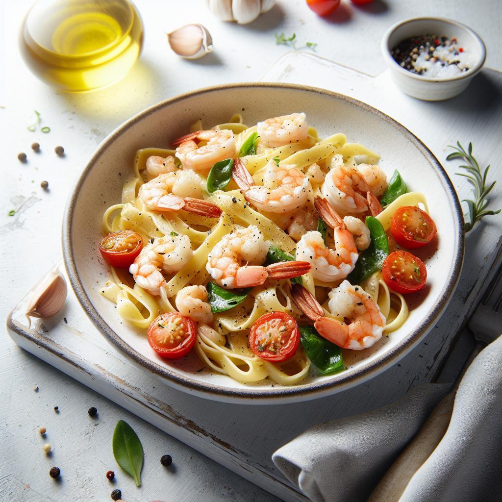 Velvety Creamy Garlic Shrimp Pasta: A Decadent Delight